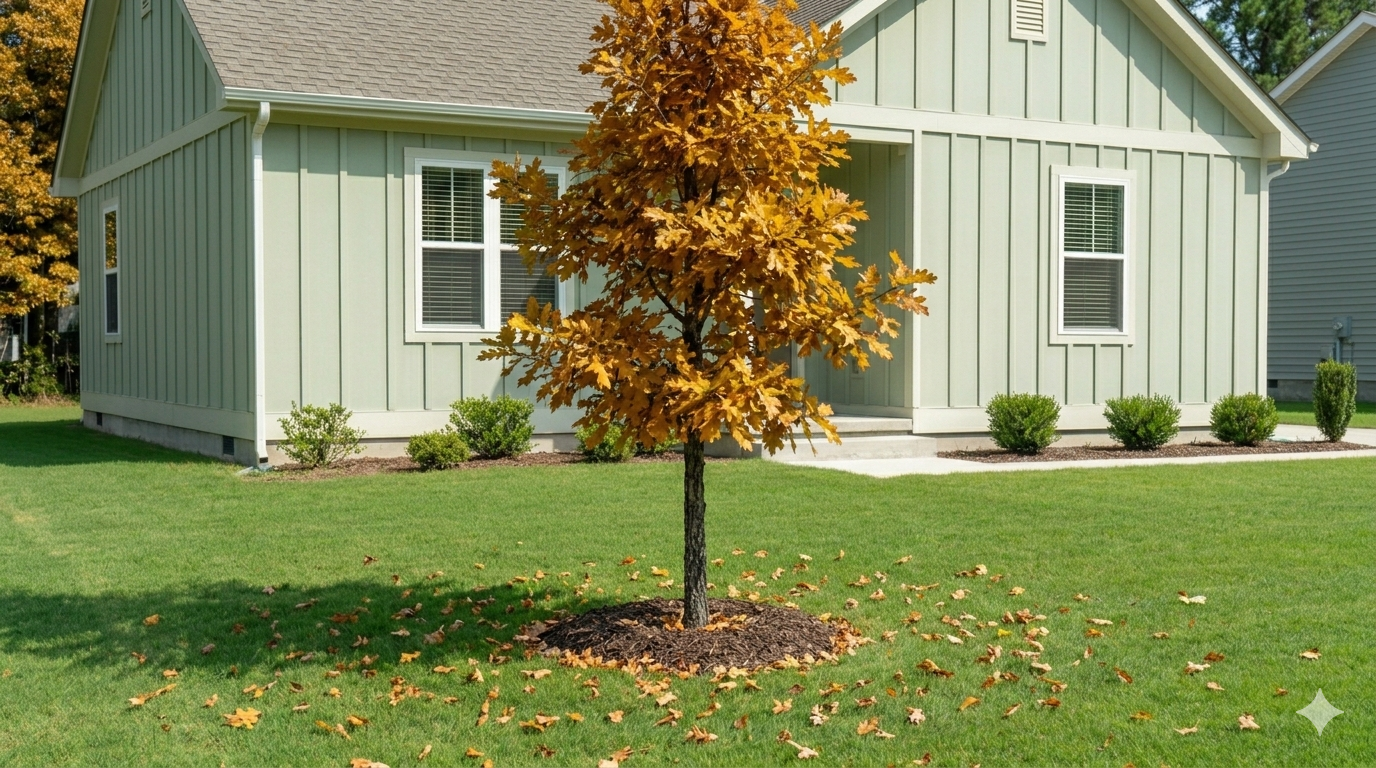 Black Oak in fall foliage