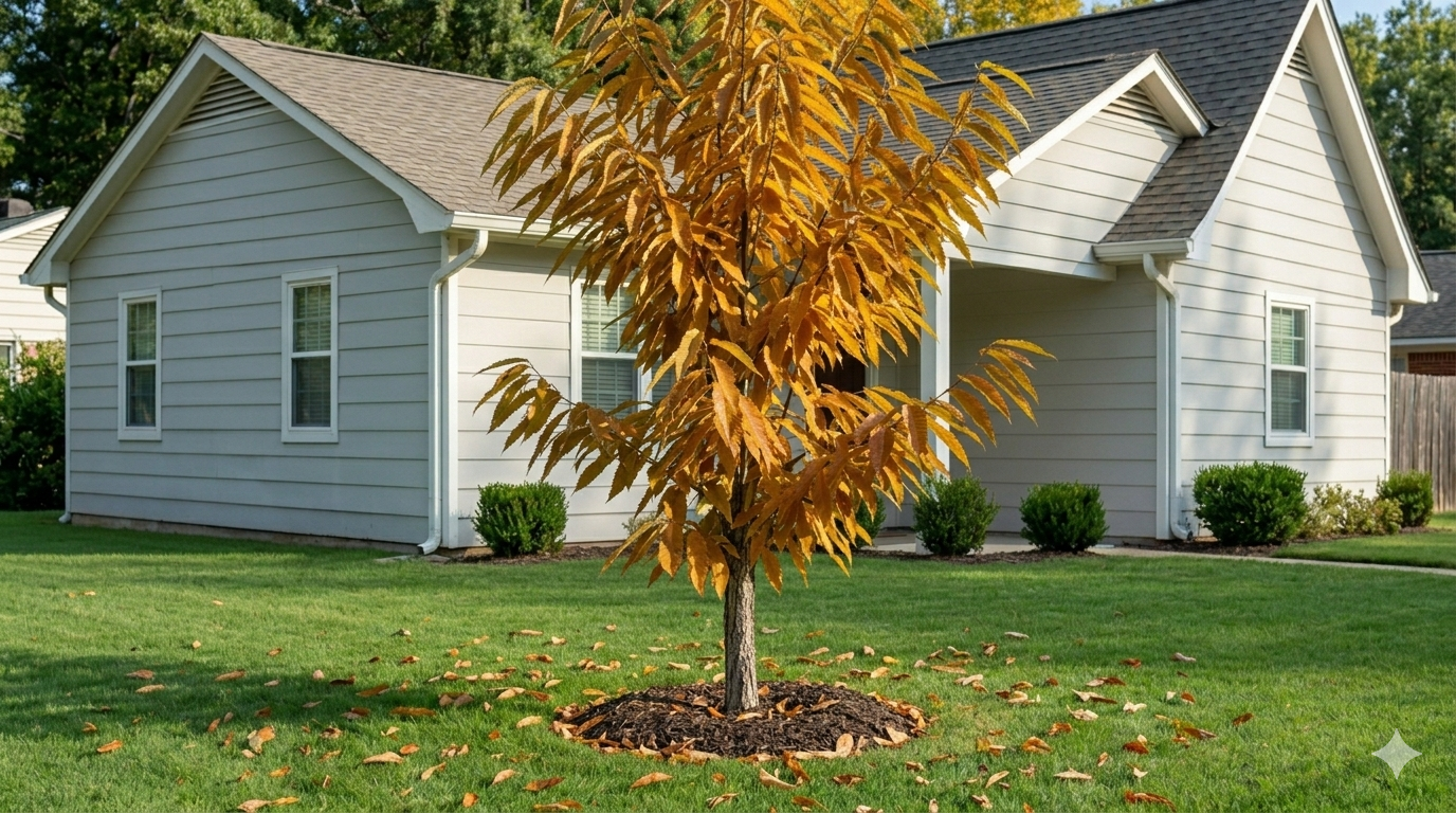 Chinese Chestnut in fall