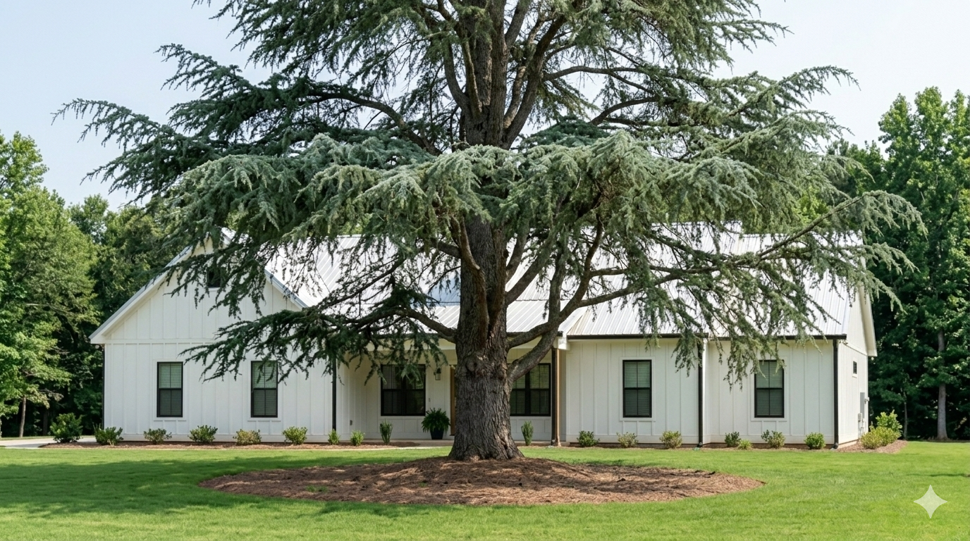 Mature Deodar Cedar