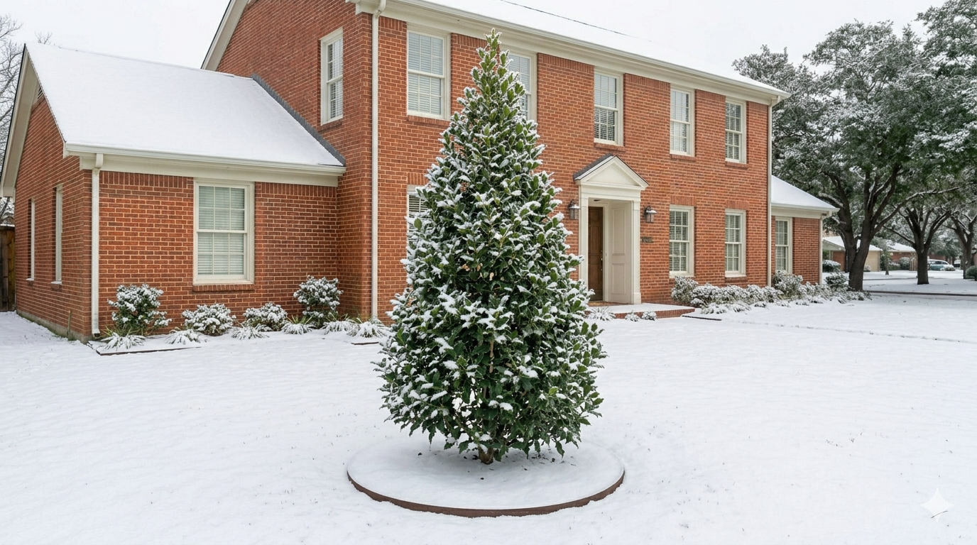 Nellie R Stevens Holly Tree in Winter